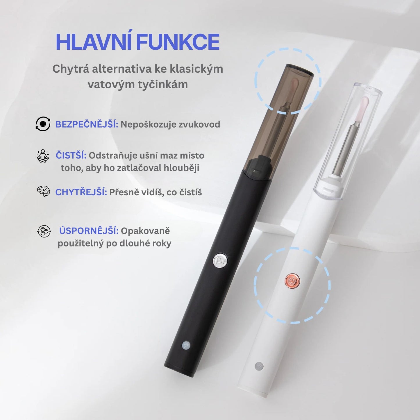 Auriview - Čistič uší s kamerkou