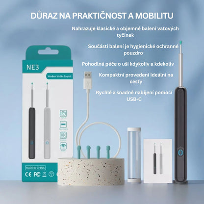 Auriview - Čistič uší s kamerkou