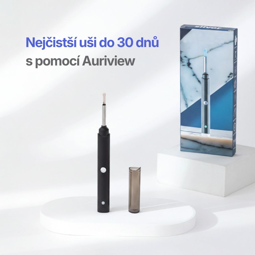Auriview - Čistič uší s kamerkou