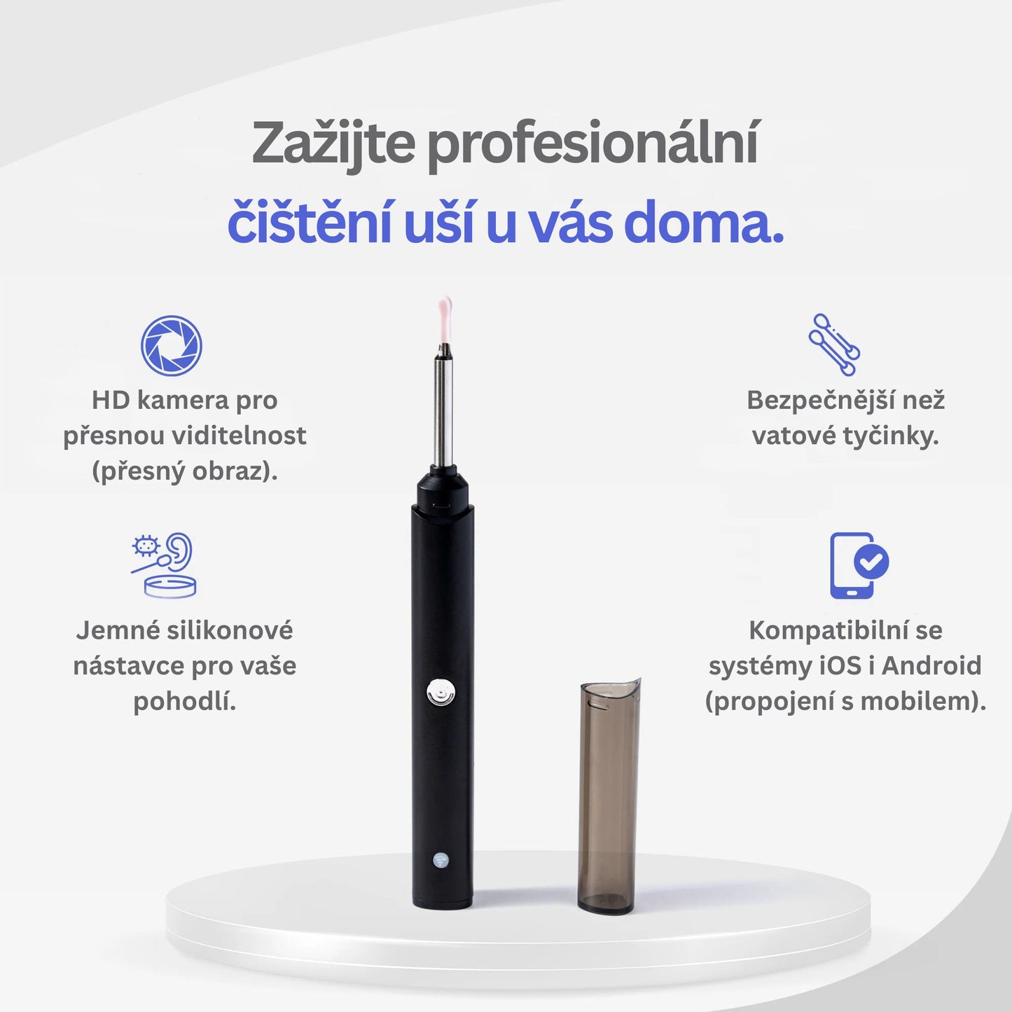 Auriview - Čistič uší s kamerkou