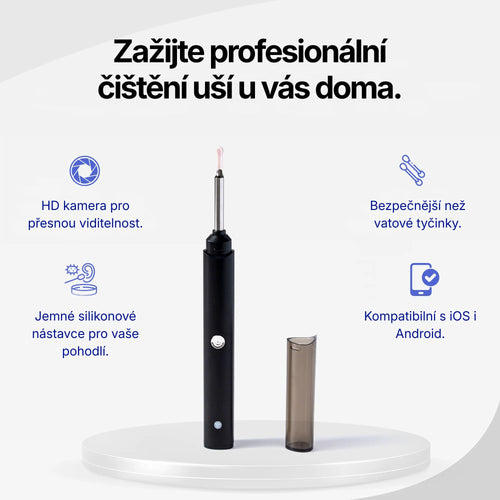 Auriview - Čistič uší s kamerkou